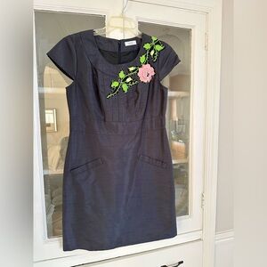 Custom altered/decorated formal dress.  Approximately size 8.